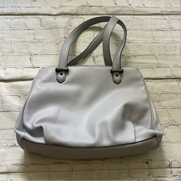 Simply Vera Vera Wang Gray/Blue Shoulder Bag - Picture 2 of 5